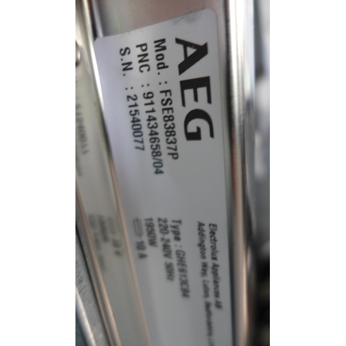 3181 - AEG Fully Integrated Dishwasher (H818xW596xD550) - model no.:- FSE83837P, original RRP £850 inc. VAT... 