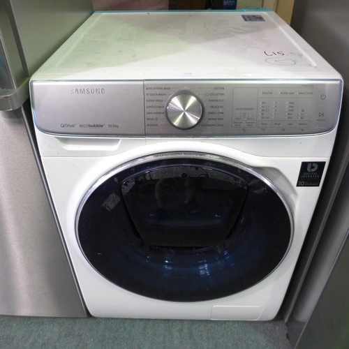 3218 - Samsung 10G/1400 Spin QDrive Washing Machine (model no.:- WW10M86DQOA/EU), original RRP £1124.99 + V... 