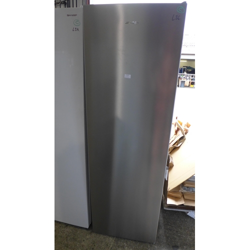 3228 - Smeg Brushed Steel Larder Fridge (model no.:- UKF518EV2HX) * This lot is subject to vat