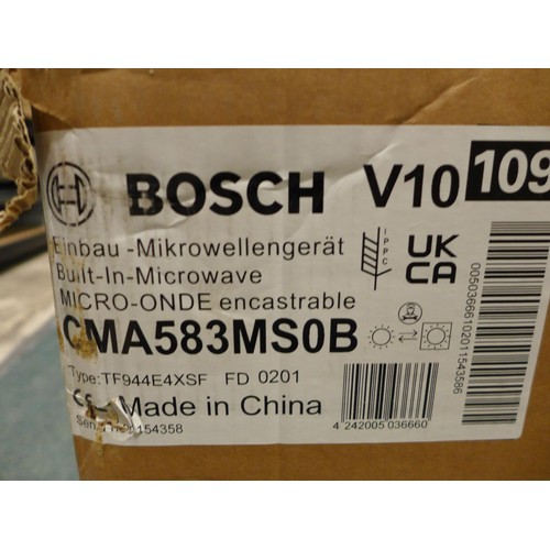 3104 - Bosch Serie 4 Combination Microwave (H454xW595xD570) - model no:- CMA583MS0B, original RRP £557.50 i... 