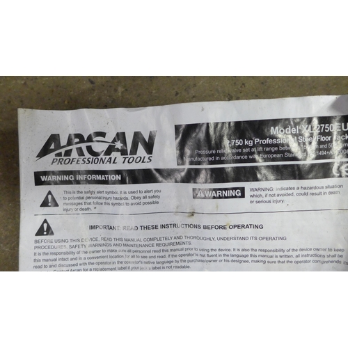 2153 - Two XL Arcan Professional trolley jacks