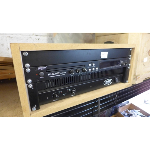 2178 - Pulse DVD50+ Pro Sound 20 power amp and CDG DVD player