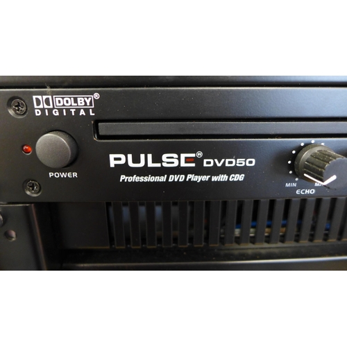 2178 - Pulse DVD50+ Pro Sound 20 power amp and CDG DVD player