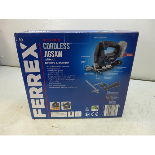 2012 - Ferrex cordless jigsaw - boxed, sealed & unused (battery not included)