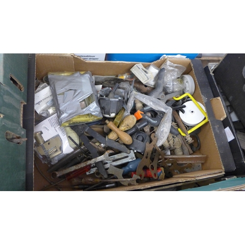 2052 - Four boxes of assorted handtools