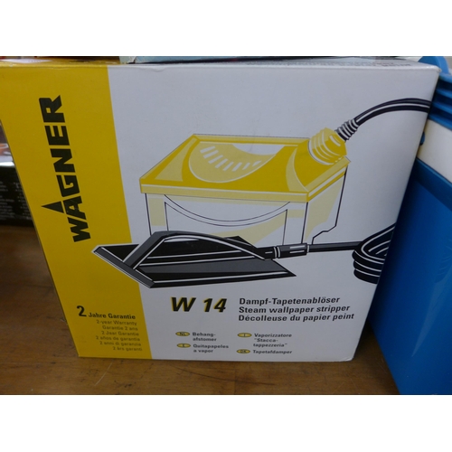 2053 - Wagner steamer and cool box of tools