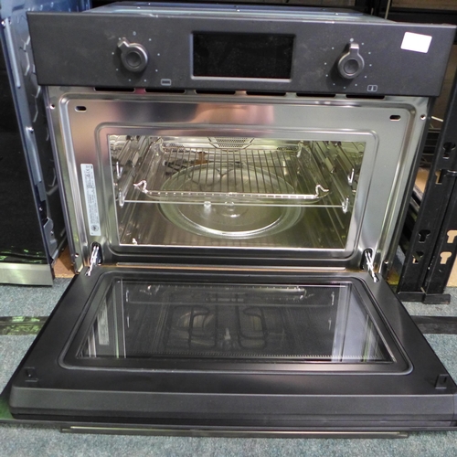 3016 - Bertazzoni Matte Black Single Combi Microwave (H597xW595xD534) - model no:- F457PROMWTN original RRP... 