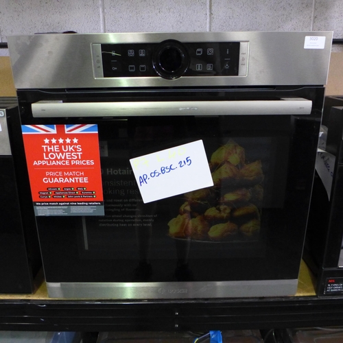 3020 - Bosch Serie 8 Multifunction Oven (H595xW595xD548) - model no:- HBG634BS1B, original RRP £520.84 inc.... 