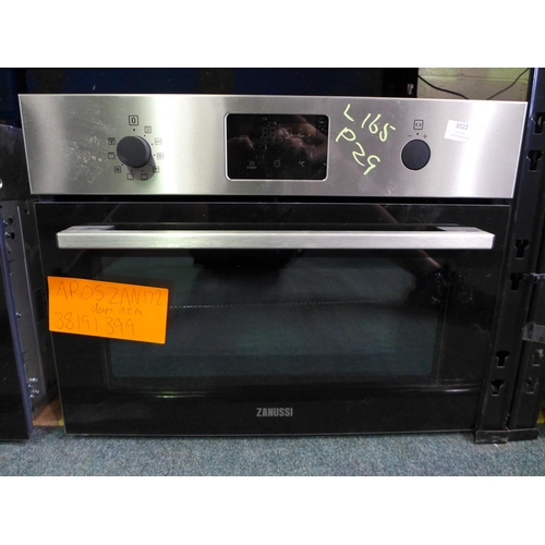 3022 - Zanussi Single Multifunction Oven (H589xW594xD568) - model no.:- ZVENM6X1 * VAT will be added to the... 