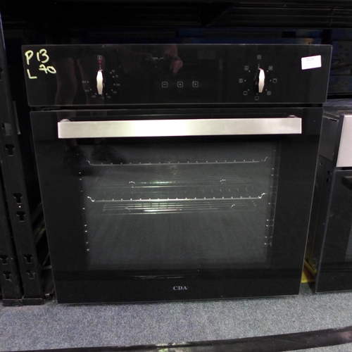 3024 - CDA Single Multi-Function Oven (H595xW595xD567) - model no:- SK310BL, original RRP £300 inc. VAT * V... 