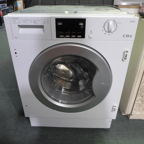 3031 - CDA Fully Integrated Washer (6kg) (H825xW595xD535) - model no:- CI325, original RRP £415.84 inc. VAT... 