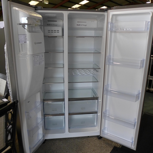 3049 - Hisense Side By Side Stainless Steel Fridge Freezer (model no.:- RS694N4IIF), original RRP £799.98 +... 