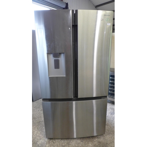 3052 - Hisense Multi Door Stainless Steel Fridge Freezer (RF750N4ISF), original RRP £666.65 + VAT * This lo... 