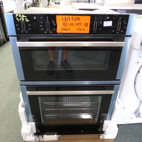 3054 - Neff N50 Built In Double Oven (H888xW594xD550) - model no.:- U1ACE2HN0B, original RRP £699.17 inc. V... 