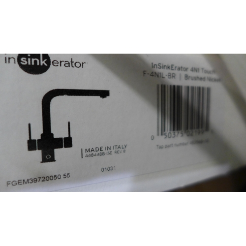 3073 - Insinkerator 4-N-1 Hot Water Tap Only Brushed Nickel - model no:- 45356BISE, original RRP £549.17 in... 