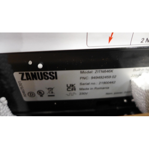 3074 - Zanussi Induction Hob (H44xW590xD520) - model no:- ZITN646K * VAT will be added to the hammer price ... 