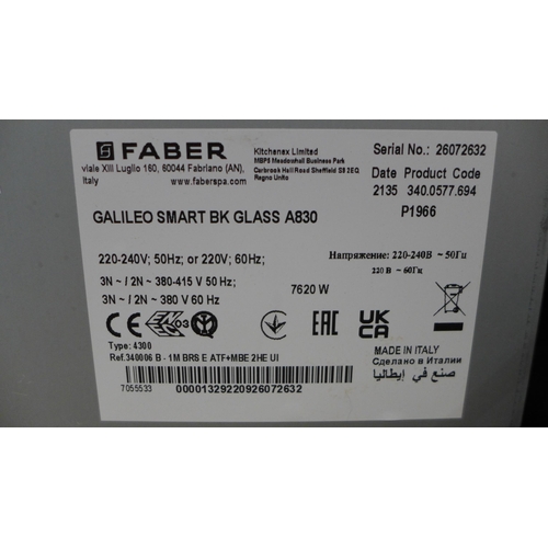 3079 - Faber Smart Galileo FlexInduction 4 Zone Venting Hob (H410xW830xD520)  * VAT will be added to the ha... 