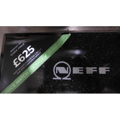 3084 - Neff Gas 5 Burner Hob With FlameSelect (H45xW915xD520) - model no.:- T29DA69N0, original RRP £625 in... 