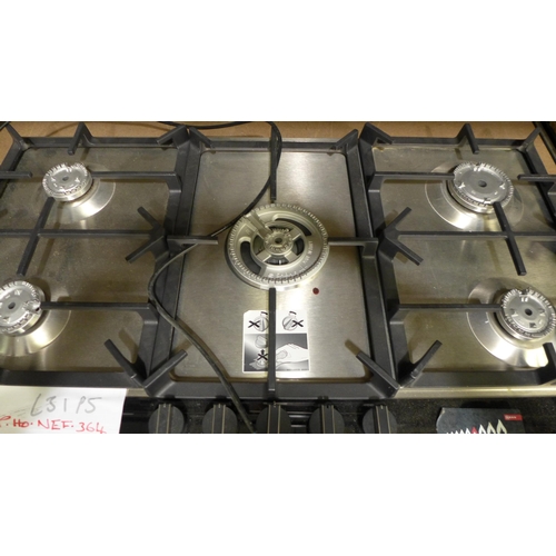 3084 - Neff Gas 5 Burner Hob With FlameSelect (H45xW915xD520) - model no.:- T29DA69N0, original RRP £625 in... 