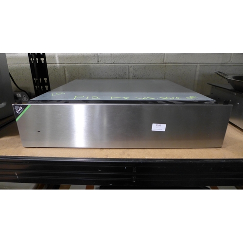 3099 - AEG Stainless Steel Warming Drawer (H140xW594XD535) - model no:- KD91404M - original RRP £449 inc. V... 