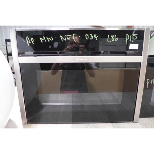 3125 - Neff N70 Built in Microwave (H455xW595xD545) - model no.:- C17UR02N0B, original RRP £640 inc. VAT * ... 