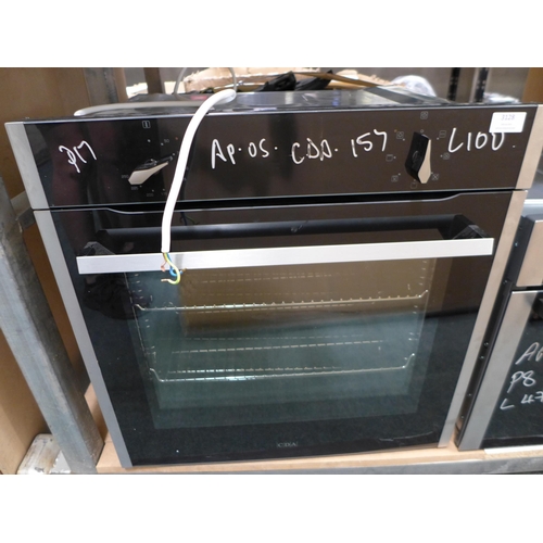 3128 - CDA Single Fan Oven (H595xW595xD570) - model no.:- SL100SS, original RRP £265.84 inc. VAT * VAT will... 