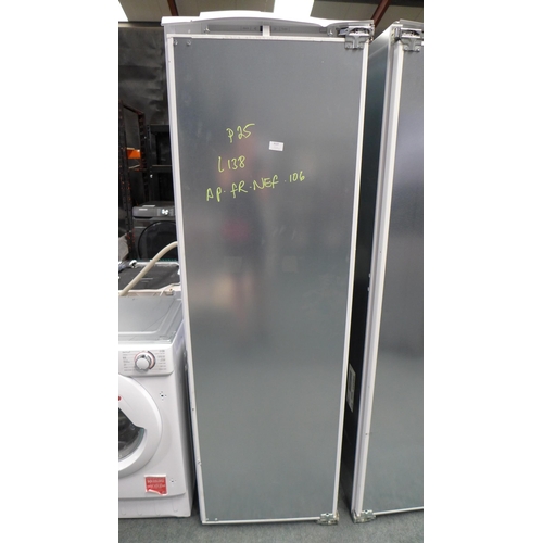 3137 - Neff Integrated Tower Fridge (H1772xW558xD545) - model no.:- KI1813F30G, original RRP £882.50 inc. V... 