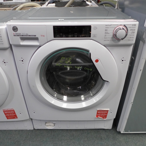 3138 - Hoover H-Wash 300 Pro Integrated Washing Machine (9kg) (H820xW600xD525) - model no.:- HBWOS 69TMCE, ... 