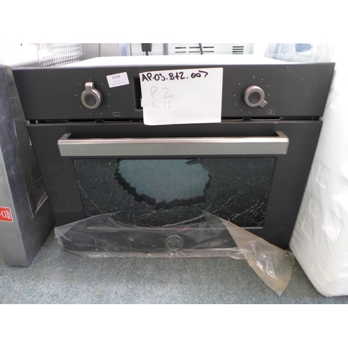 3164 - Bertazzoni Compact Combi Microwave Oven (H597xW595xD534) - model no.:- F457PROMWTN, original RRP £99... 