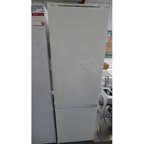 3166 - Zanussi 70/30 Fridge Freezer - Frost Free (H1772xW540xD549) - model no.:- ZBB28651SV, original RRP £... 