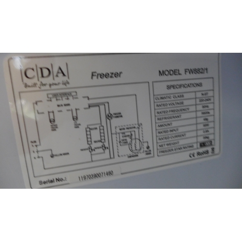 3173 - CDA Integrated Tower Frost Free Freezer  (H1772xW540xD540) - model no.:- FW822, original RRP £513.33... 