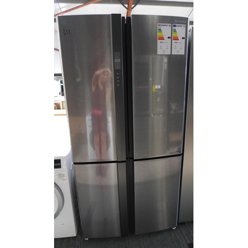 3187 - Sharp 4 Door Fridge Freezer (model no.:- SJ-EX820F2-SL), original RRP £916.66 + VAT * This lot is su... 