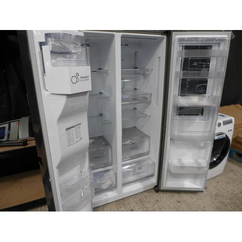 3197 - LG Side By Side Ecomm Shiny Steel Fridge Freezer (model no.:- GSI960PZVV), original RRP £666.66 + VA... 