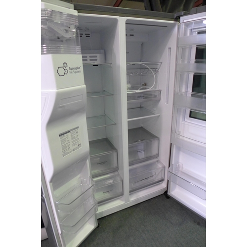 3217 - LG Side By Side Ecomm Shiny Steel Fridge Freezer (model no.:- GSI960PZVV), original RRP £666.66 + VA... 