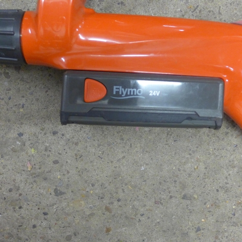 2343 - a Flymo 24v cordless strimmer with battery