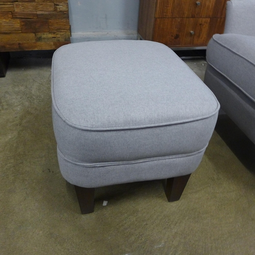 1422 - Fabric Chair With Ottoman home Meridian ,  original RRP £374.99  +VAT     * This lot is subject to V... 