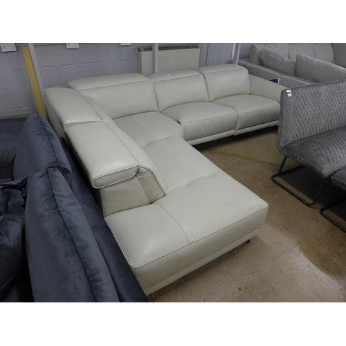 1487 - Rachel 3 Piece Leather Lf    Sectional,  original RRP £2083.33  +VAT  * This lot is subject to VAT