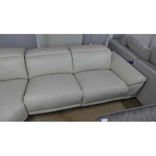 1487 - Rachel 3 Piece Leather Lf    Sectional,  original RRP £2083.33  +VAT  * This lot is subject to VAT