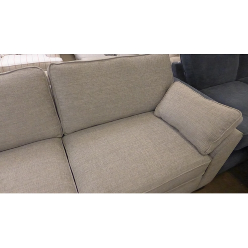 1526 - An Idaho Keeper silver fabric 3 seater sofa