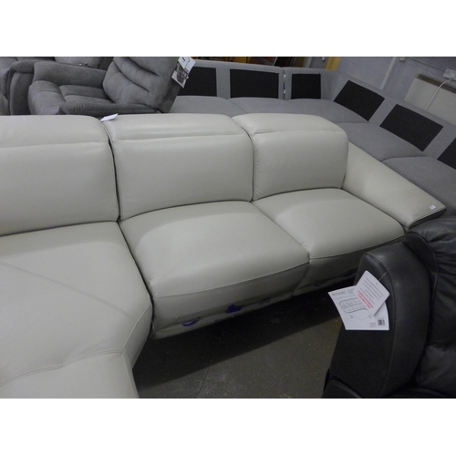 1566 - Rachel 3Piece Leather Lf    Sectional ,  original RRP £2083.33  +VAT     * This lot is subject to VA... 