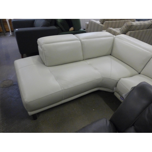 1566 - Rachel 3Piece Leather Lf    Sectional ,  original RRP £2083.33  +VAT     * This lot is subject to VA... 