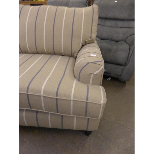 1578 - An Ashleigh Flex Iona stripe marine fabric 2 seater sofa