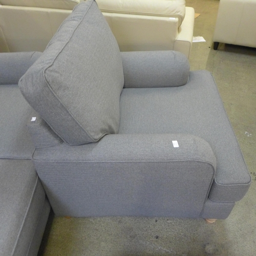 1599 - A Benwick Flex tweed grey fabric standard armchair