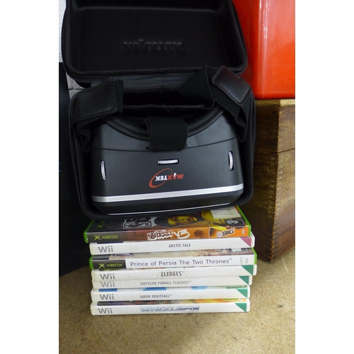 2201 - Nintendo Game Cube, Playstation 1 and Playstation 2 consoles with qty. of accessories and games