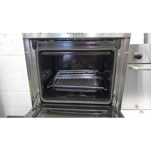 2260 - A Smeg electric mirror fronted oven with grill, working when uninstalled.