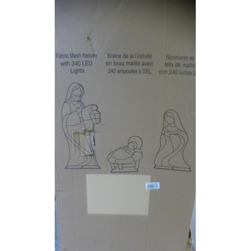 1647 - 56  LED Nativity Set Puleo 2020 Fabric Mesh , Original RRP £131.66 + vat  (4114-6)   * This lot is s... 