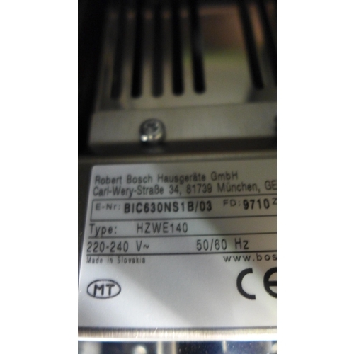 3007 - Bosch Serie 8 Warming Drawer (H140xW595xD548) - model no:- BIC630NS1B, original RRP  £407.50 inc. VA... 