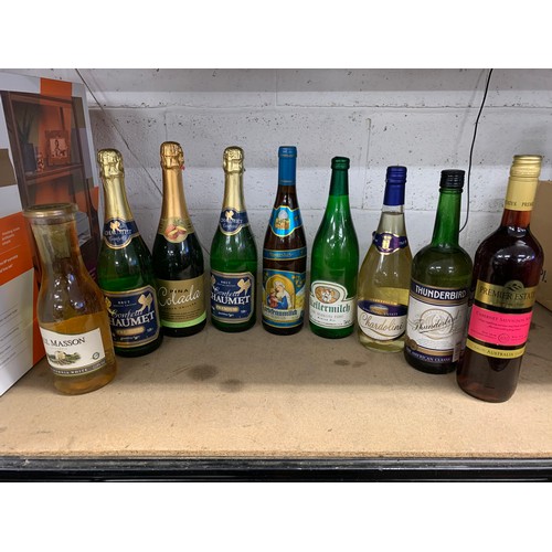 2256 - Approx.20 bottles of alcohol; Babycham, Liebfraumilch, Pina Colada, Blush, Thunderbird, Royal demi-s... 