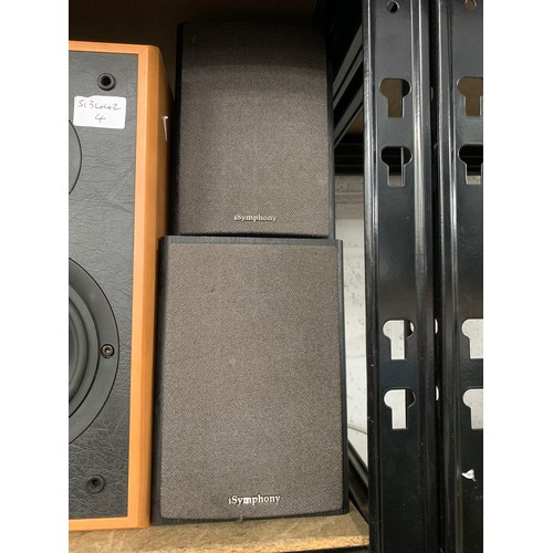 2299 - Kef Cresta 2 Audiophile speakers and Isymphony bookshelf speakers