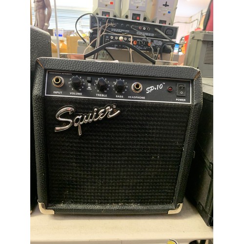 2291 - Squier SP10 and Peavey Rage258 guitar practice amps - Squier failed electrical safety test due to ea... 